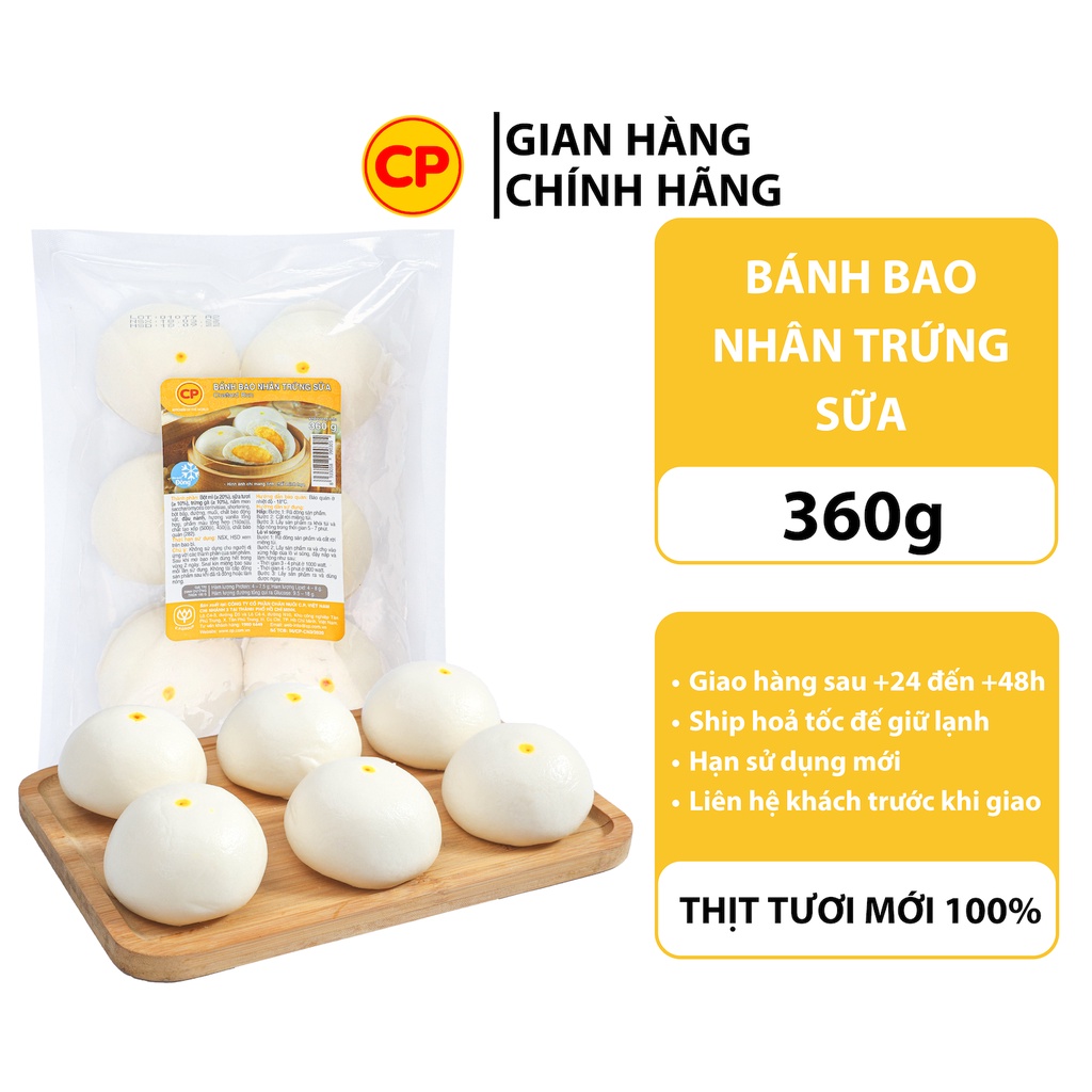 bánh bao trứng sữa