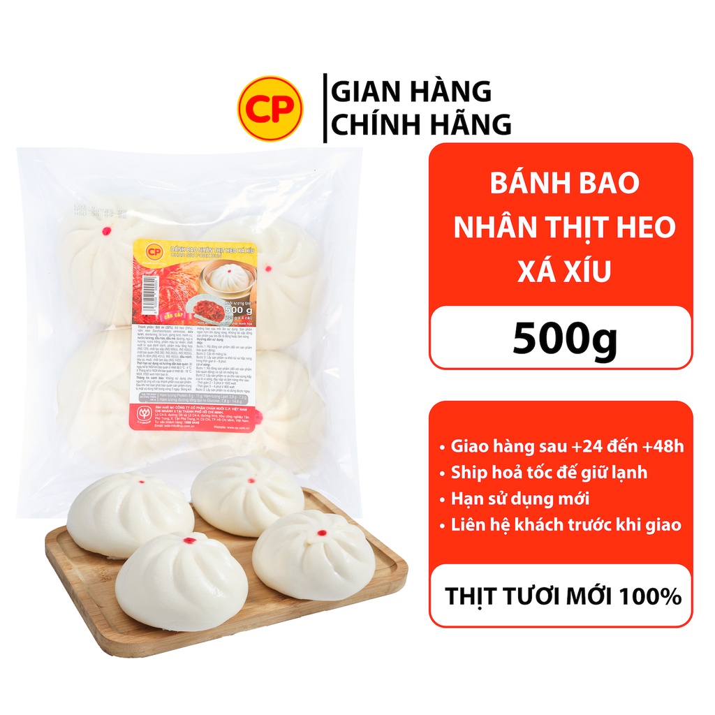 bánh bao thịt heo xá xíu